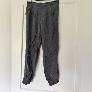 Michael Stars Women’s Charcoal Relaxed Fit Joggers Pants Elastic Waist Size S